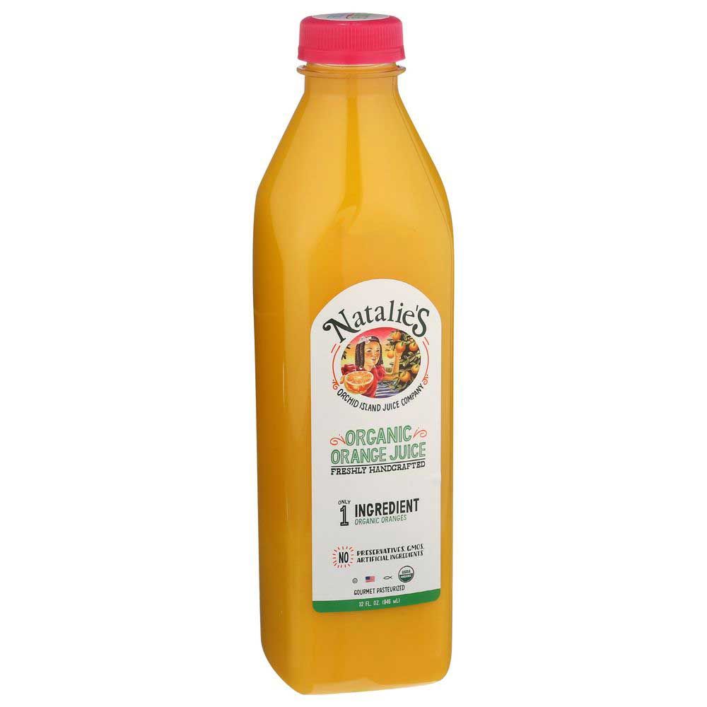 Natalie's Orchid Island Organic Orange Juice, 32 Fluid Ounce -- 6 Per Case