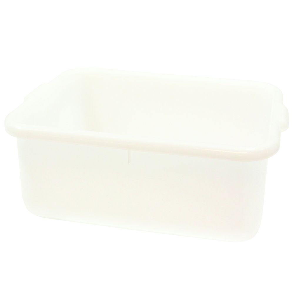 Tablecraft High Density Polyethylene Natural Tote Box, 21.5 X 15.75 X 5 Inch -- 12 Per Case