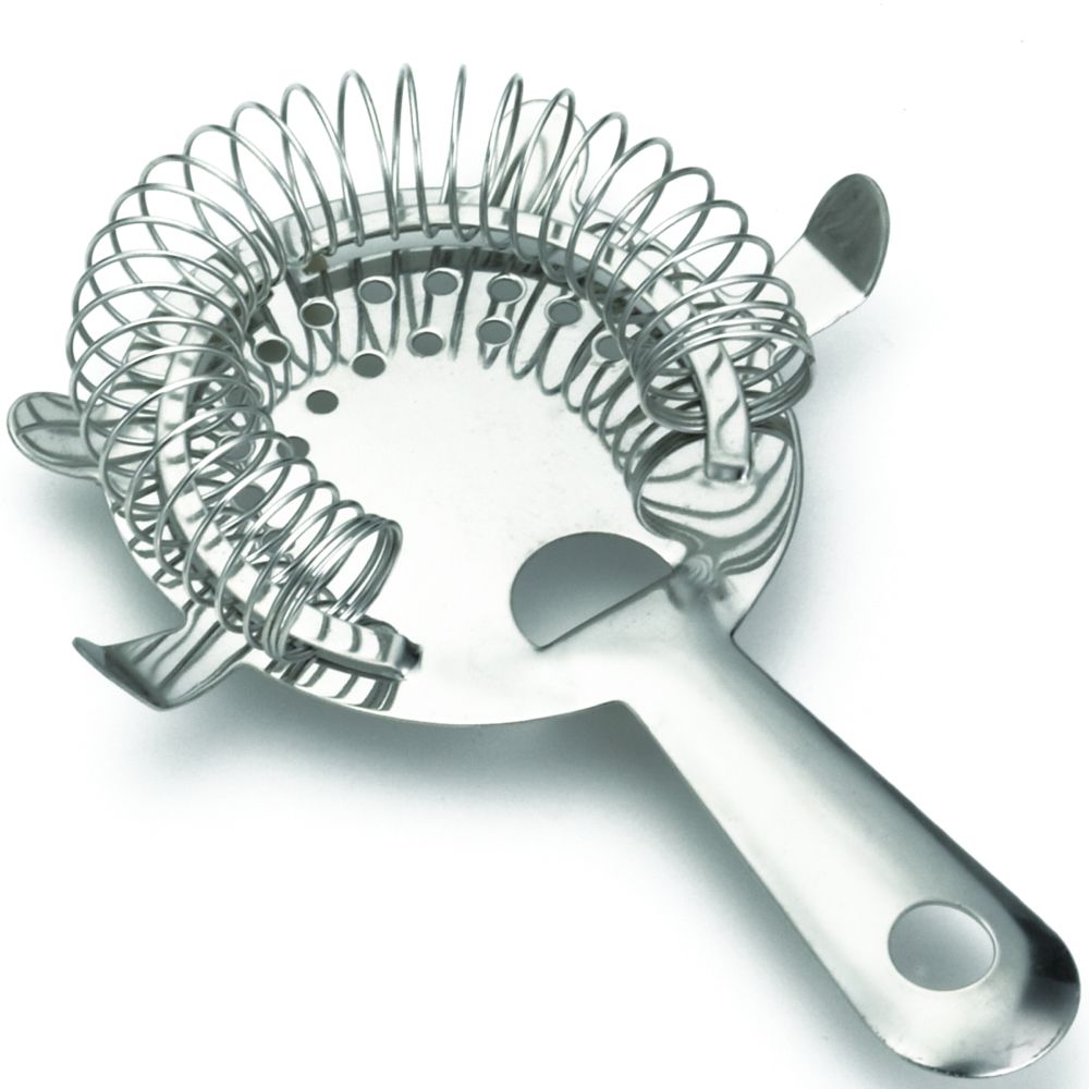 Tablecraft 11 Inch Red Knob Stainless Steel Bar Spoon