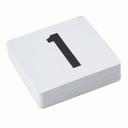 Tablecraft 1 to 100 Table Number Card Set, 4 x 3.75 x 0.012 inch