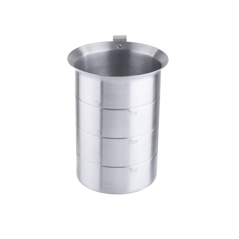 Tablecraft Aluminum Graduated Measure, 4 Quart Capacity