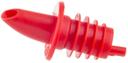 Tablecraft Red Economy Free Flow Plastic Pourer -- 12 per case