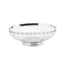 Tablecraft Regent 18-8 Stainless Steel Medium Oval Spoke Serving Basket, 9.5 x 7.25 x 3.5 inch
