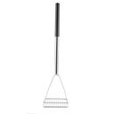 Tablecraft Chrome Plated Metal Square Bean Masher, 19 inch
