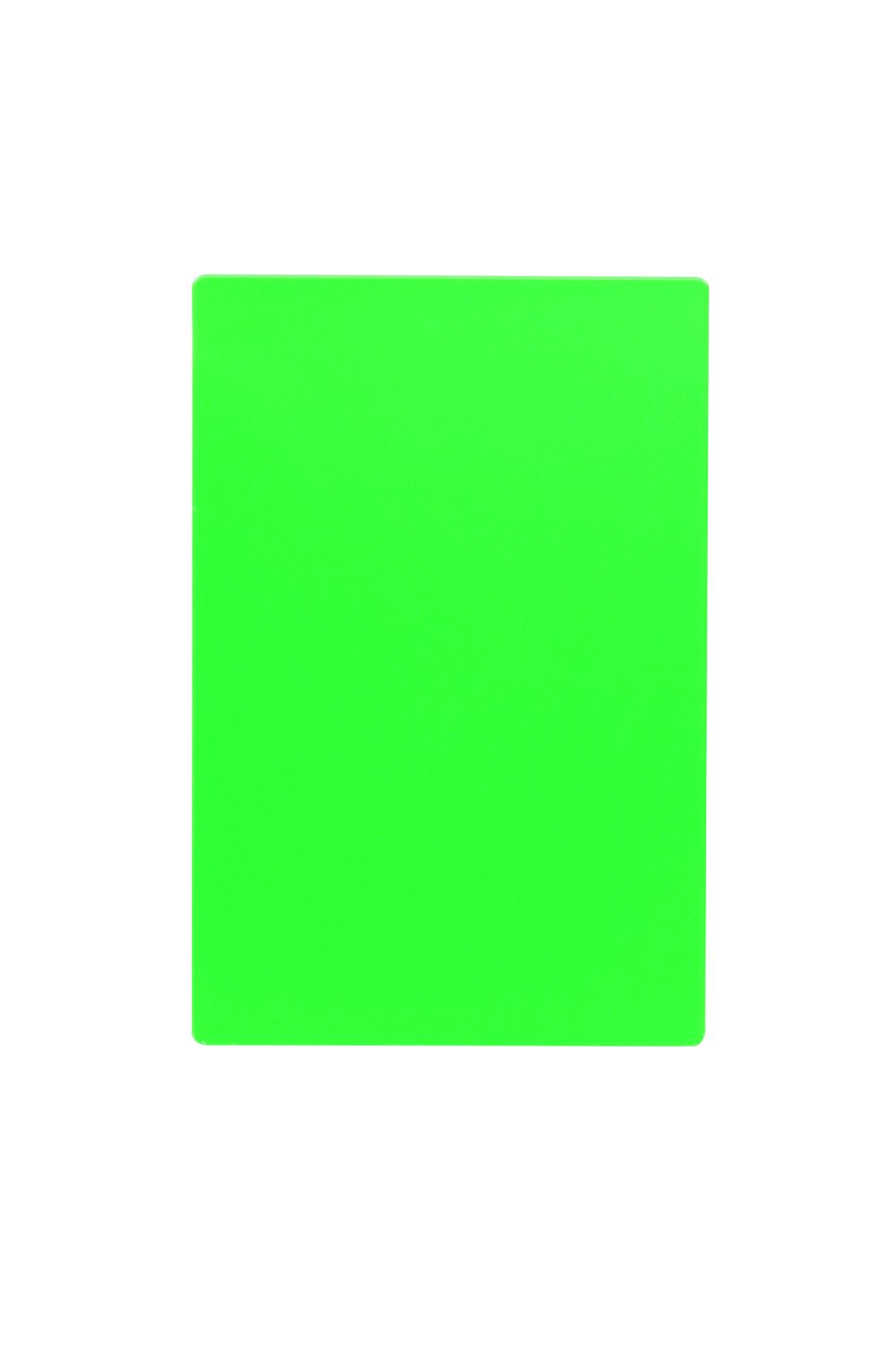 Tablecraft Polyethylene Green Rectangular Cutting Board, 20 X 15 X 0.5 Inch
