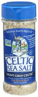 Celtic Sea Salt Light Grey Sea Salt Shaker, 8 Ounce -- 6 per case.