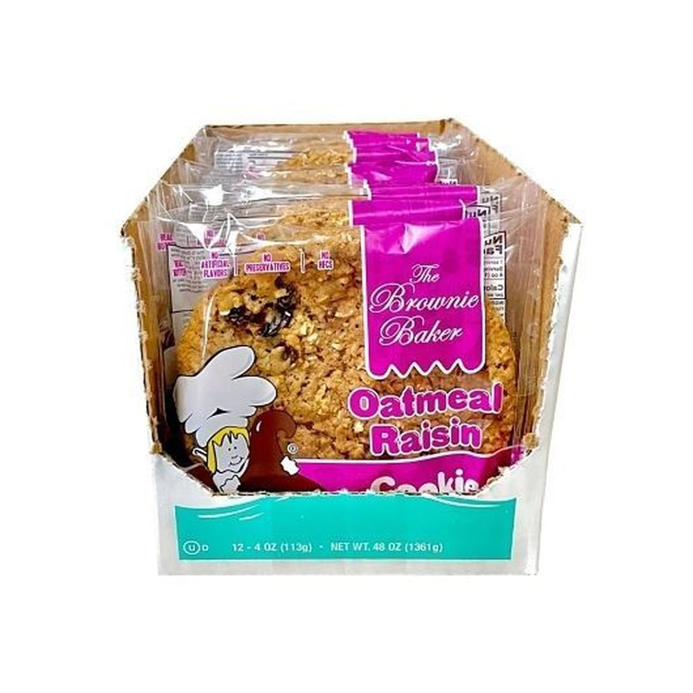 The Brownie Baker Oatmeal Raisin Cookie, 4 Ounce -- 12 per case
