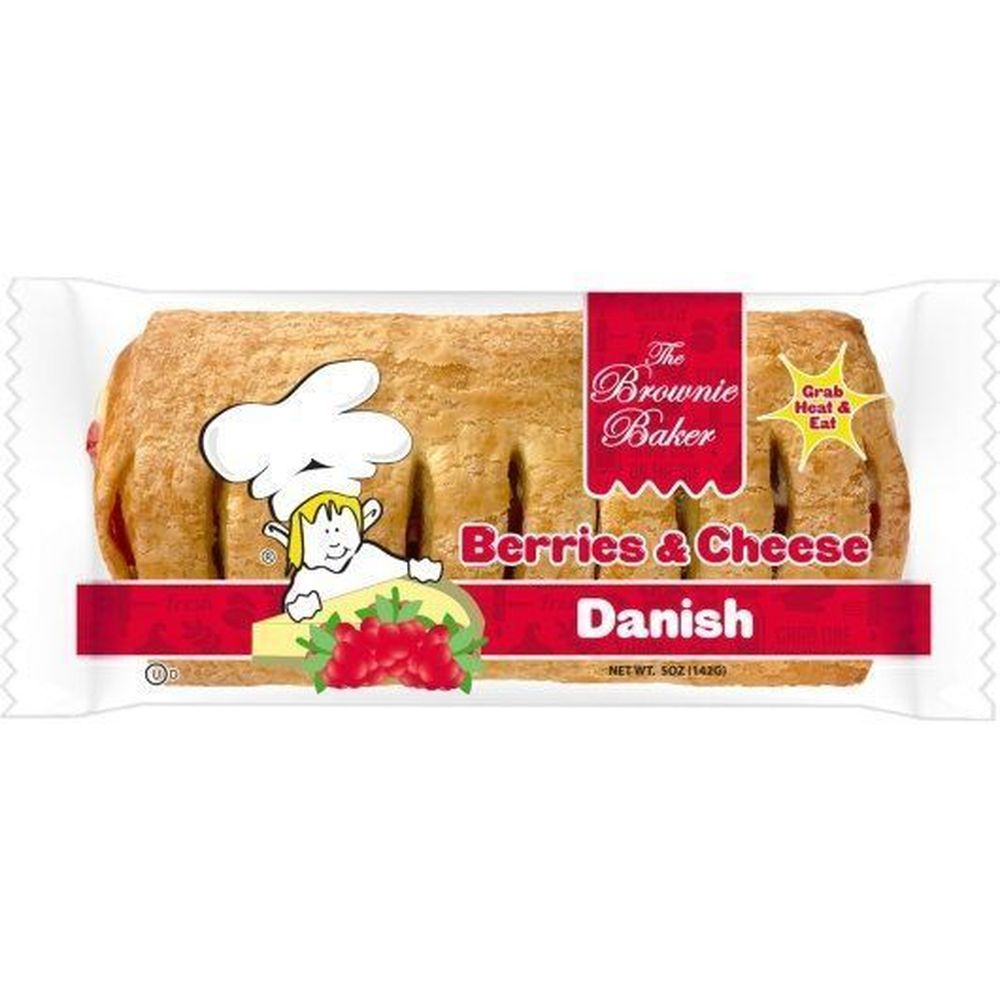 The Brownie Baker Berries and Cheese Danish, 5 Ounce -- 9 per case
