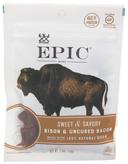 Epic Sweet and Savory Bison and Uncured Bacon Chia Jerky Bites, 2.5 Ounce -- 8 per case