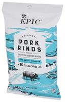 Epic Sea Salt and Vinegar Pork Rind, 2.5 Ounce -- 12 per case