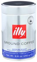 Illy Medium Grind Medium Roasted Coffee, 8.8 Ounce -- 6 per case.