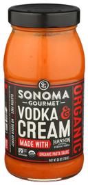 Sonoma Gourmet Organic Vodka and Cream Pasta Sauce, 25 Ounce -- 6 per case