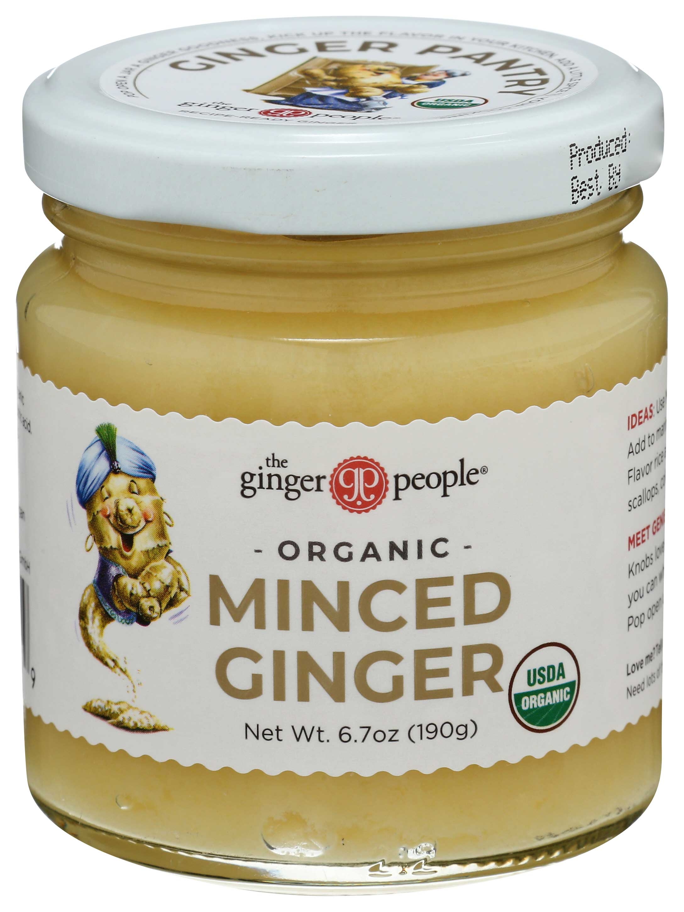 Ginger People Minced Ginger, 6.7 Ounce -- 12 per case.