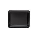 WNA Caterline Black Rectangle Tray, 8 x 10 inch -- 25 per case.