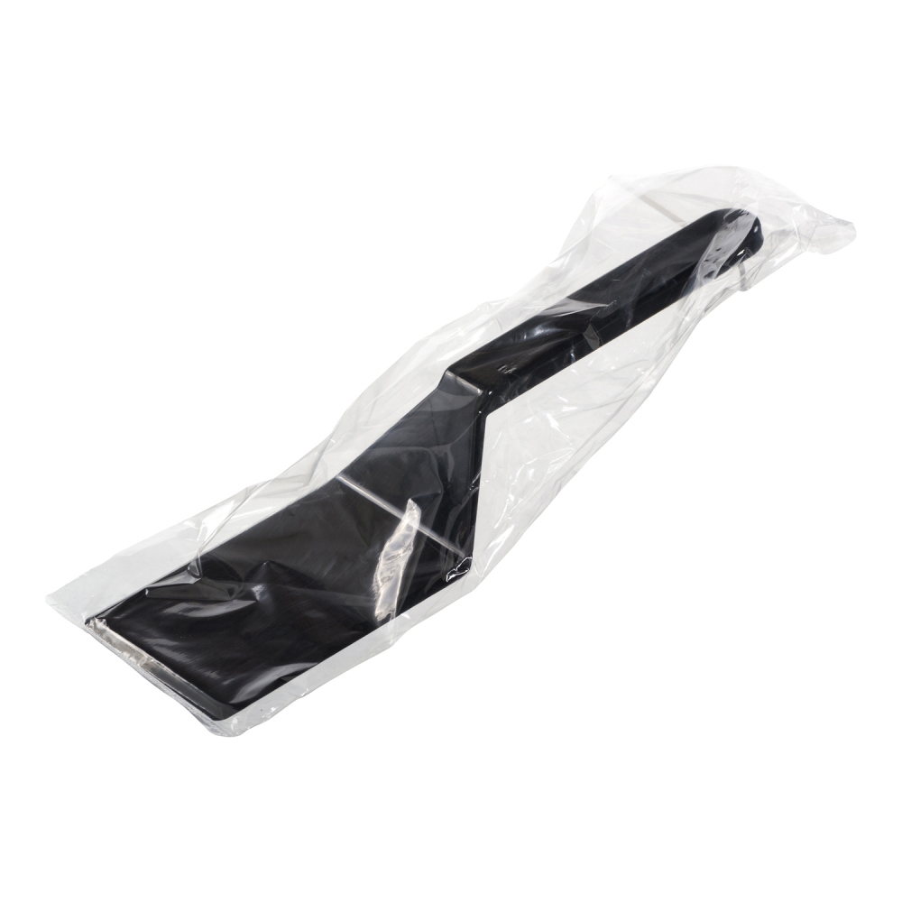 WNA CaterLine Polystyrene Black Serving Spatula -- 48 per case.