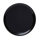 WNA CheckMate Black Round High Edge Rigid Tray, 14 inch -- 25 per case.