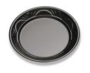 D and W Fine Pack Plastic Pearl Black Plate -- 1000 per case.