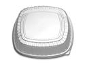 D and W Fine Pack Lid, Tray 16 High Dome Plastic Clear Forum -- 50 per case.