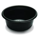 D and W Fine Pack Plastic Black Carry Out Container, 12 Ounce -- 500 per case.