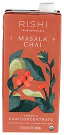 Rishi Organic Concentrate Masala Chai Tea, 32 Ounce -- 12 per case.