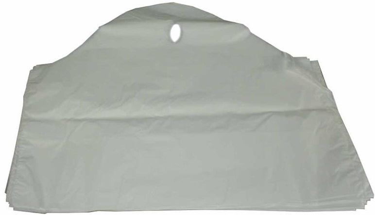 Pak Sher White Carryout Bag, 23 x 10 x 18.5 inch -- 500 per case