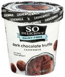 So Delicious Dark Chocolate Truffle Cashewmilk Non Dairy Dessert, 1 Pint -- 8 per case