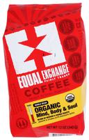 Equal Exchange Organic Whole Bean Mind, Body and Soul Coffee, 12 Ounce -- 6 per case.