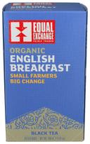 Equal Exchange Organic English Breakfast Tea - 20 bags per pack -- 6 packs per case.
