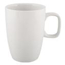Vertex China Barista Undecorated Porcelain White Coffee House Mug, 12 Ounce -- 36 per case.