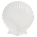 Vertex China Market Buffet Undecorated Porcelain White Shell Shaped Dish, 6 inch -- 36 per case.