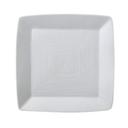 Vertex China Signature Undecorated Porcelain White Embossed Square Plate, 3 inch -- 144 per case.