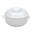 Vertex China Market Buffet Undecorated Porcelain White Lidded Soup Bowl, 20 Ounce -- 24 per case.