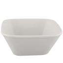 Vertex China Ventana Undecorated Porcelain White Square Bowl, 5 15/16 x 5 15/16 inch -- 36 per case.
