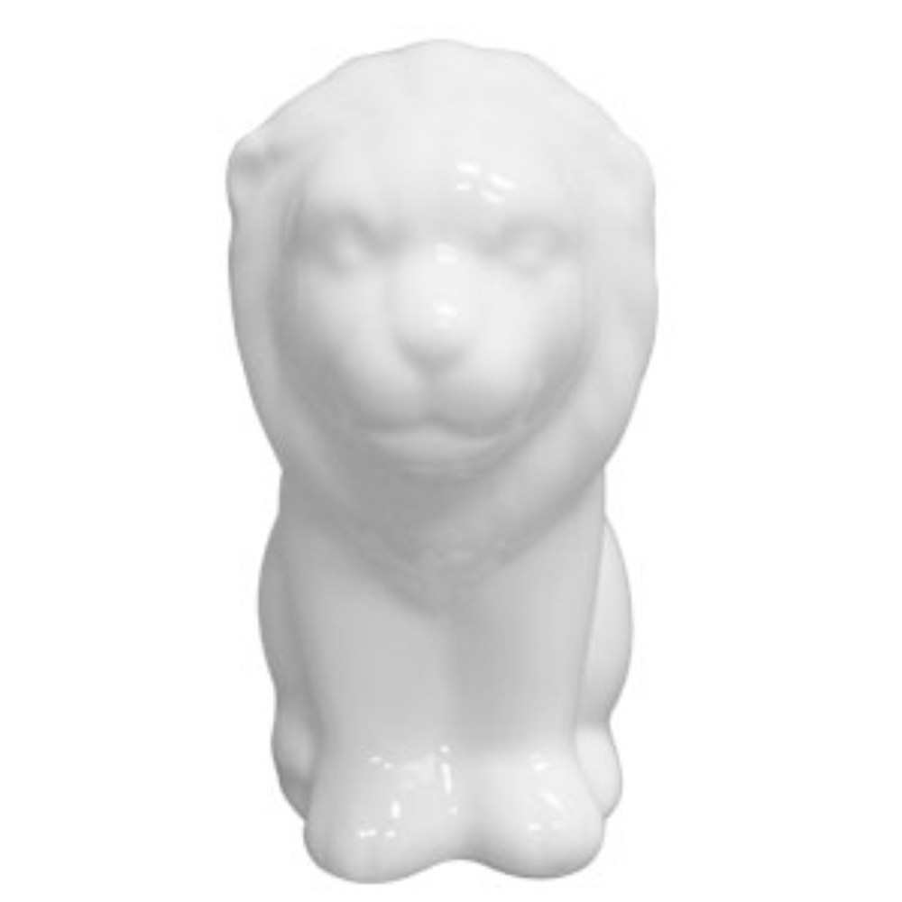 Vertex China Market Buffet Undecorated Porcelain White Lion Pepper Shaker, 3 1/4 inch -- 36 per case.