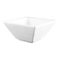 Vertex China Ventana Undecorated Porcelain White Square Serving Bowl, 14 Ounce -- 36 per case.