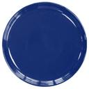 Vertex China Vista Undecorated Cobalt Blue Pizza Plate, 13 1/8 inch -- 6 per case.