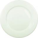 Vertex China Radiance Undecorated Porcelain White Wide Rim Plate, 9 inch -- 24 per case.