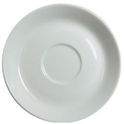 Vertex London White Saucer, 6 Inch -- 36 Per Case
