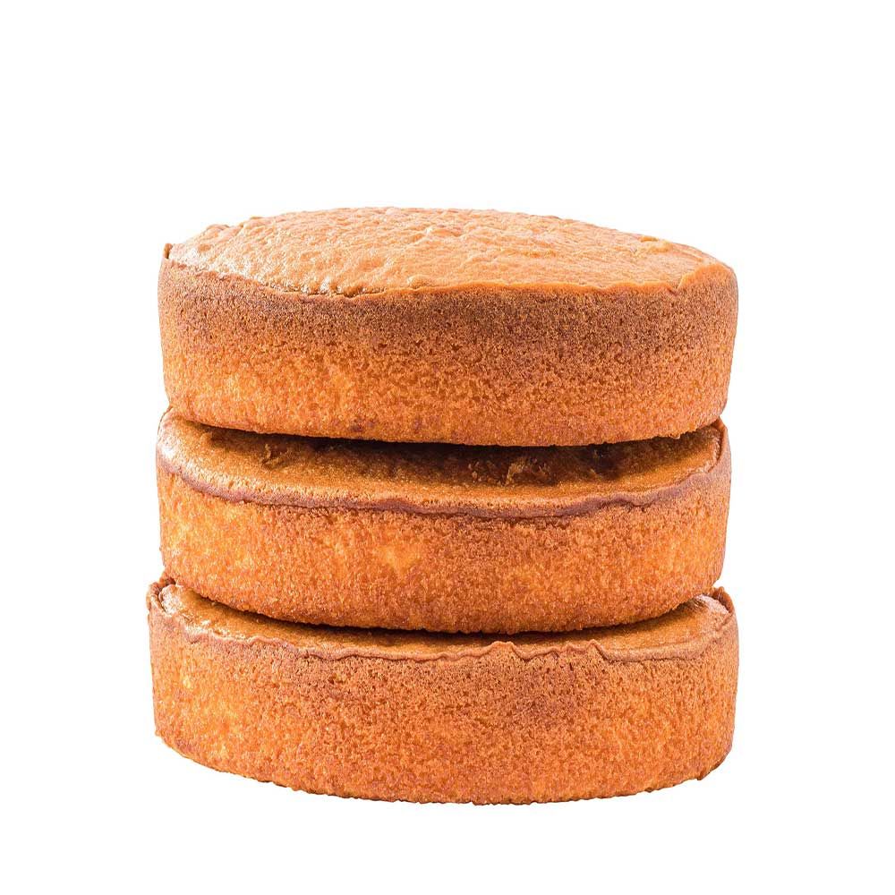 Rich's Allen 8 Inch Uniced Yellow Round Cake, 12.5 Ounce -- 24 Per Case