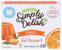 Simply Delish Orange Jel Dessert, 0.7 Ounce -- 6 per case