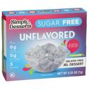 Simply Delish Unflavored Jel Dessert, 0.25 Ounce -- 6 per case