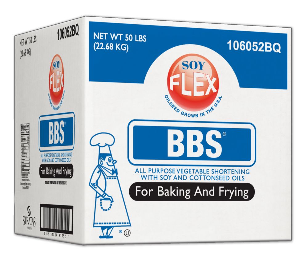 Bbs Soy Flex All Purpose Shortening, 50 Pound