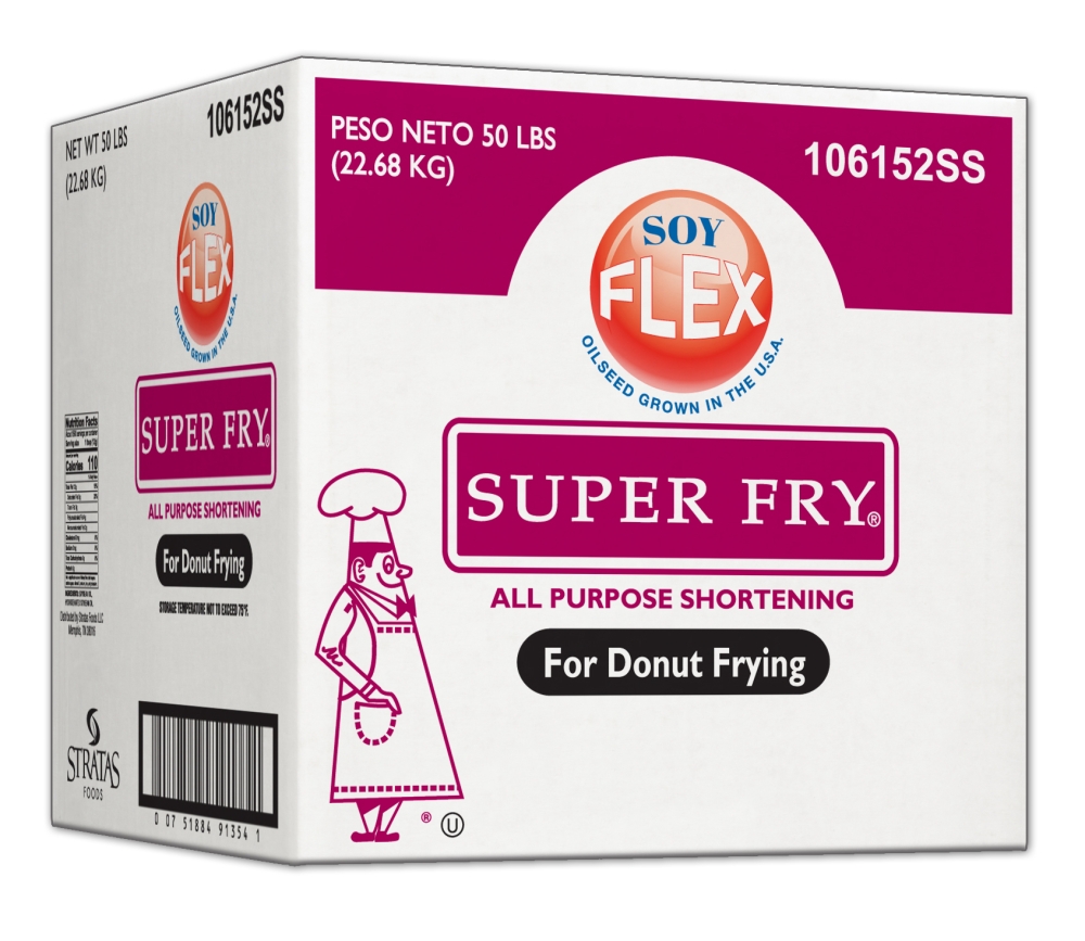 Super Fry Soy Flex Donut Fry Shortening, 50 Pound.
