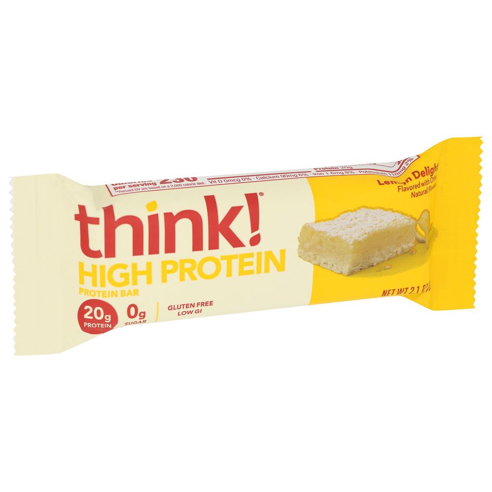Think Lemon Delight High Protein Bar, 2.1 Ounce -- 10 per case