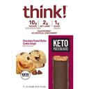 Thinkthin Keto Protein Chocolate Peanut Butter Cookie Dough, 1.2 Ounce -- 120 per case