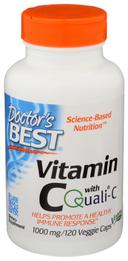 Doctors Best Vitamin C with Q-C 1000 mg Veggie Caps - 120 count per pack