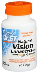Doctors Best Natural Vision Enhancers With Floraglo Lutein Softgels - 60 count per pack