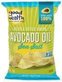 Good Health All Natural Kettle Style Sea Salt Avocado Oil Potato Chips, 5 Ounce -- 12 per case.