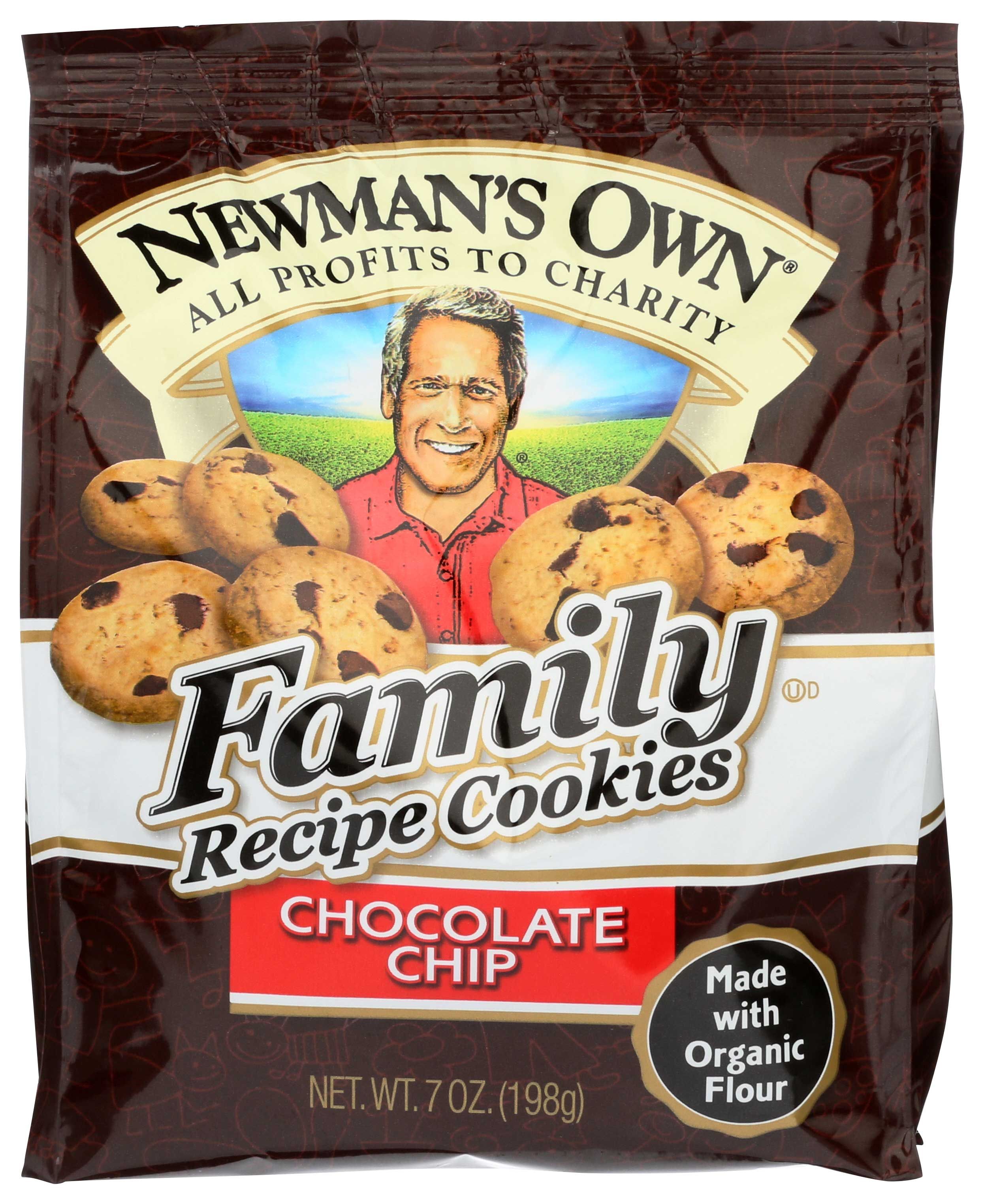 Newman's Own Organics Chocolate Chip Cookie, 7 Ounce -- 6 Per Case
