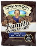 Newmans Own Organics Double Chocolate Chip Cookie, 8 Ounce -- 6 per case.